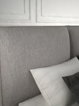 BOMB GOLD - Double bed with upholstered headboard by CASA +39 - view 3